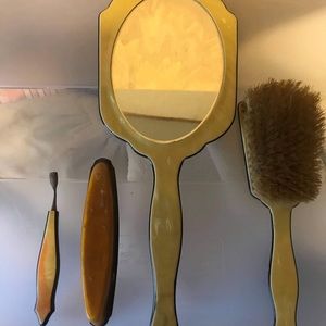 Antique Comb and Brush Set